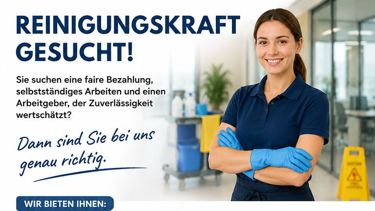 Erfahrene Reinigungskraft (m/w/d) gesucht Göhren-Lebbin und Umgebung