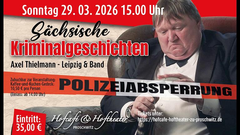 Sächsische Kriminalgeschichten - Axel Thielmann (MDR - Leipzig) & Band