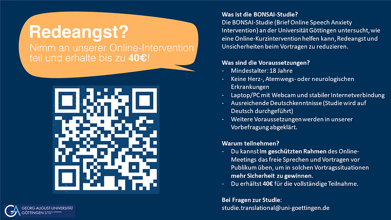 Redeangst? Bis zu 40€ für Teilnahme an Online-Studie