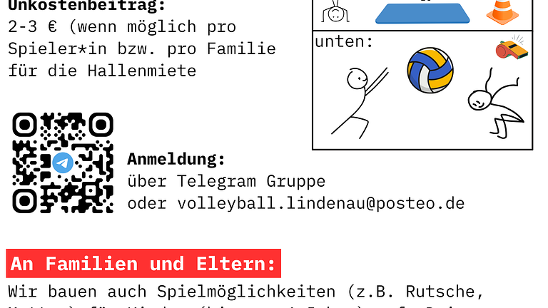 Fortgeschrittene Volleyball Runde in Lindenau - familienfreundlich!