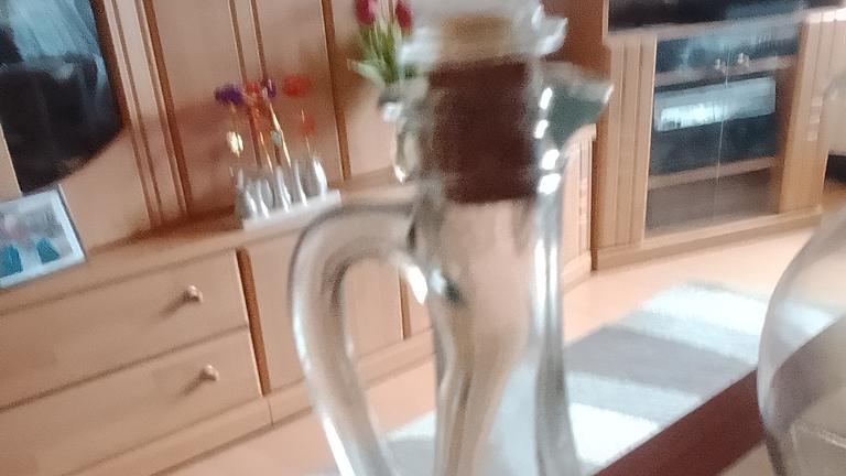 Weinkaraffe mit Korkverschluss für 10 Euro!