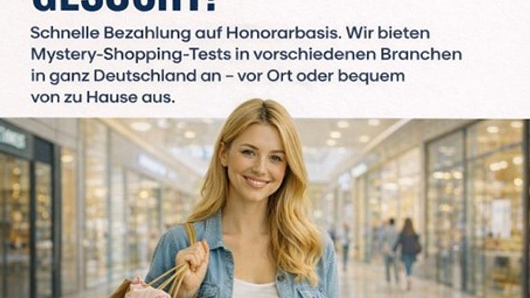 Tester (m/w/d) werden, Testreihe in München / Schnelle Auszahlung der Honorare