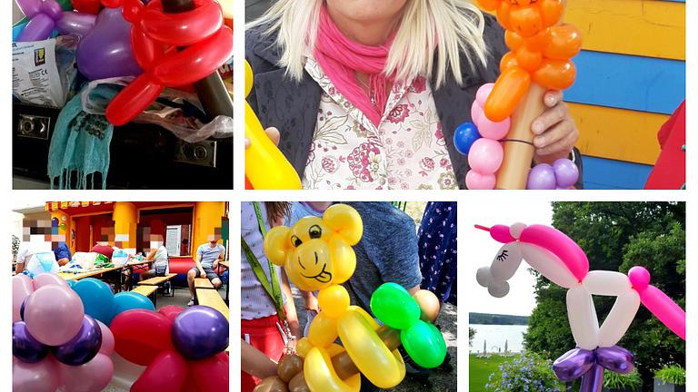 Ballonkünstlerin Ballonzauberin Ballonmodellage Ballonfiguren Ballontiere