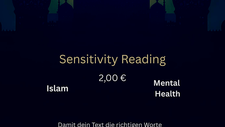 Sensitivity Reading für Islam & Mental Health