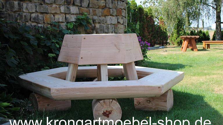 Baumbank aus Lärchen/ Douglasien holz. Massivbank.vGartenbank. Sitzbank.