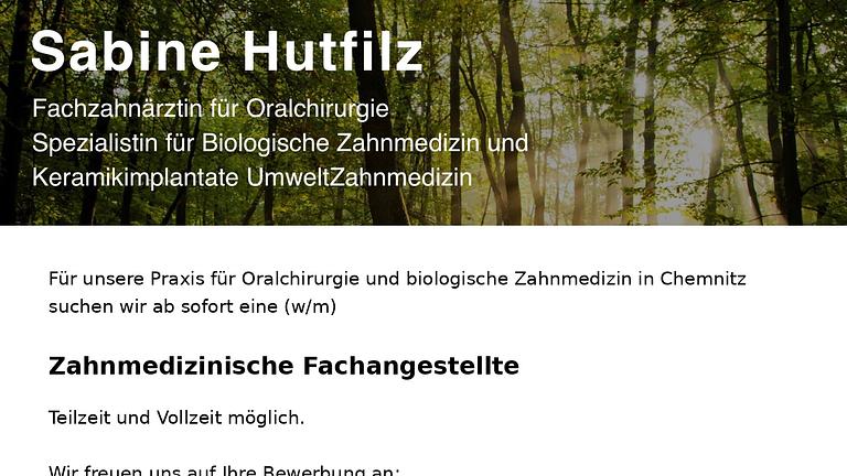Zahnmedizinische Fachangestellte in Chemnitz (Assistenz/Verwaltung) ZFA, ZMV