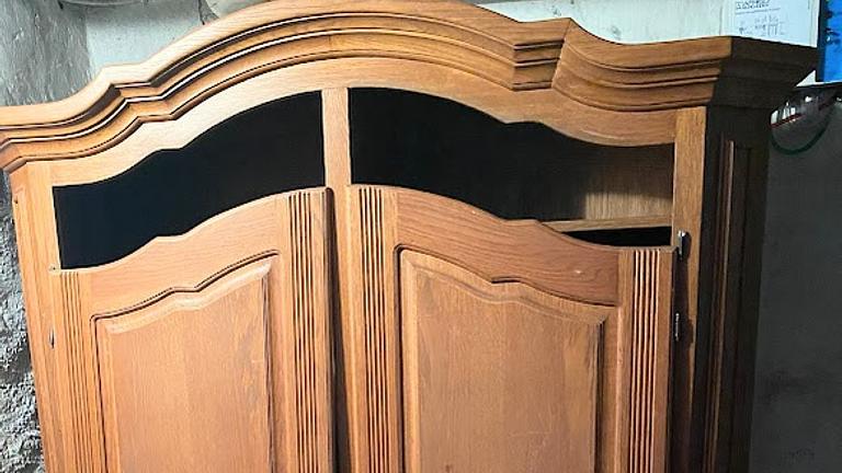 Vorschaubild Kleiderschrank Holz geschenkt zur Abholung