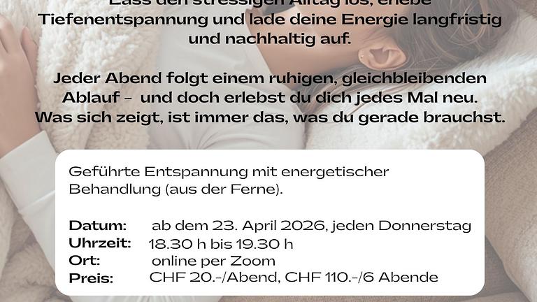 Online Entspannungsabende