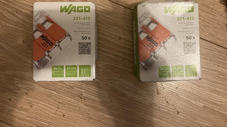 Wago Elektriker Klemmen Neu