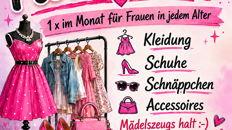 Mädelsflohmarkt für alle Frauen 🩷