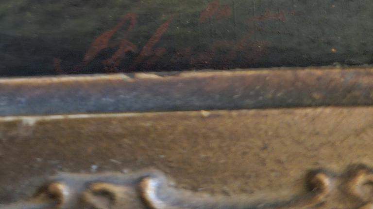 ​Bedeutendes Marine-Gemälde von August Schütz (1836) – "Stürmische See an der St