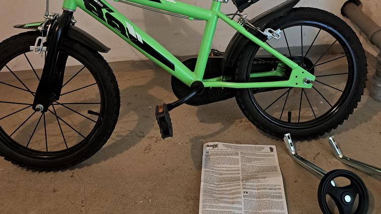 Kinderfahrrad DINO 3-5 Jahre