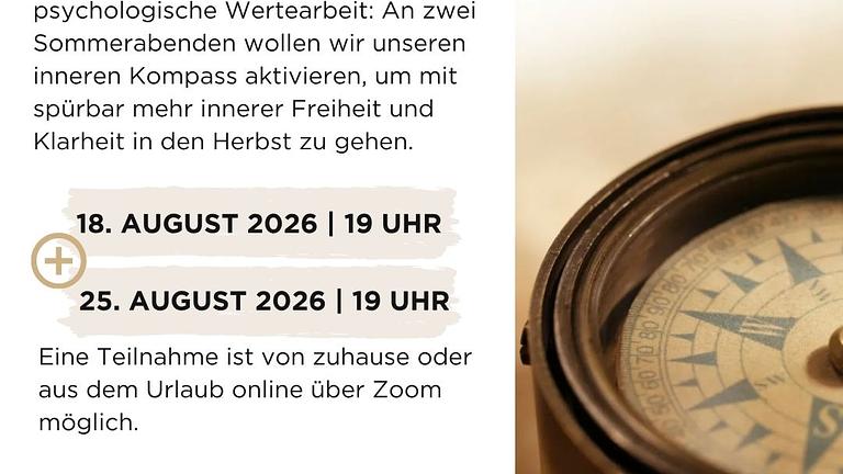 Mein innerer Kompass - Online Workshop im August