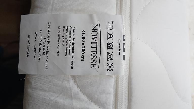 Fast Neu Matratze 90x200