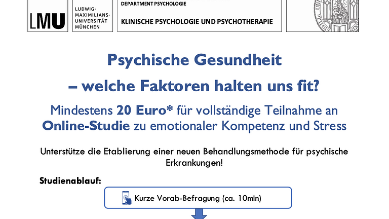 Vorschaubild Mindestens 20€ für die Teilnahme an einer Online-Studie