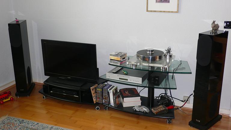 Vorschaubild TV-Rolltisch oder Hifi-Rack – Ital. Design, Cattelan Italia