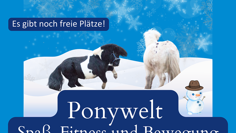 Ponywelt - Spaß, Fitness und Bewegung trotz Frost