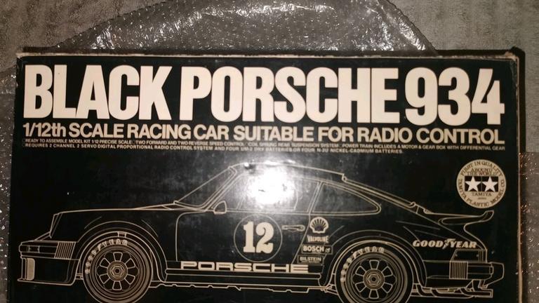 Tamiya Schwarz Porsche 934 Turbo
