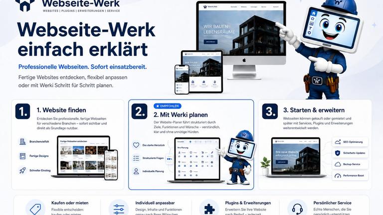 WebseiteWerk.de ist online.