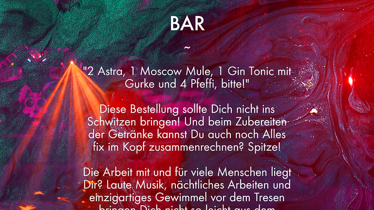 Barpersonal (m/w/d) Minijob Täubchenthal Leipzig
