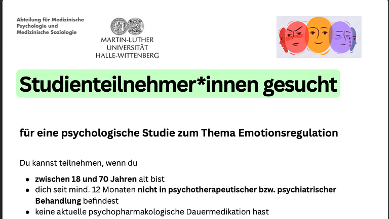 SOS: Ich suche dich für meine Masterarbeit (bezahlte Onlinestudie)