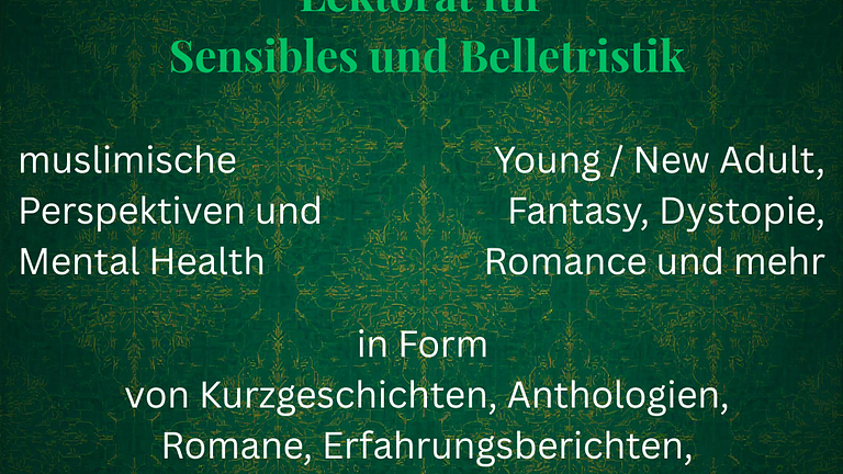 Lektorat für deine Geschichte