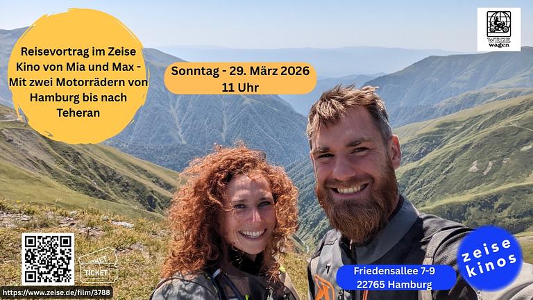Reisevortrag WEGE wagen mit zwei Motorrädern von Hamburg in den Iran
