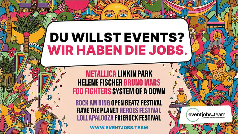 Moin Hamburg, wir bieten euch dieses Jahr diverse Eventjobs.