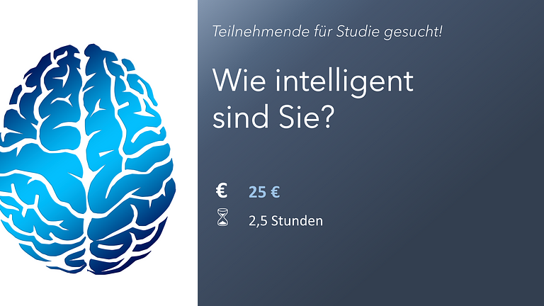 Vorschaubild Studienteilnehmende für entlohnte psychologische Studie gesucht