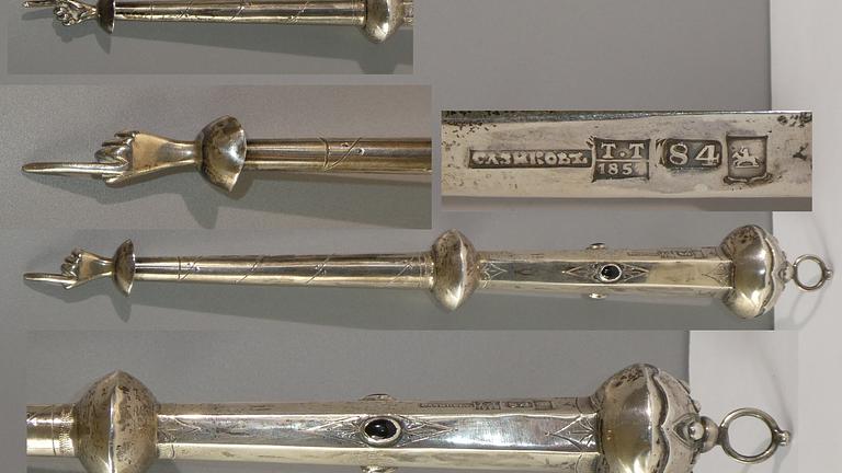 Russischer silberner TORAZEIGER  dat. 1857