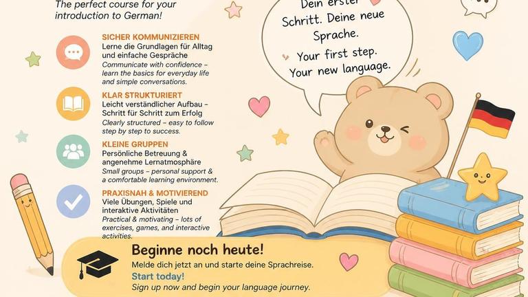 Deutsch A1.1 in Bielefeld – Anfänger ohne Vorkenntnisse