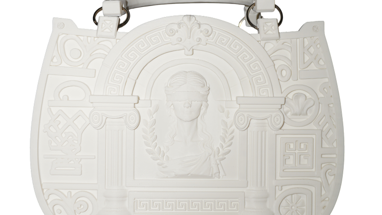 SÉRÉAL 3D‑Designertasche – Gerechtigkeit & Stärke in tragbarer Form