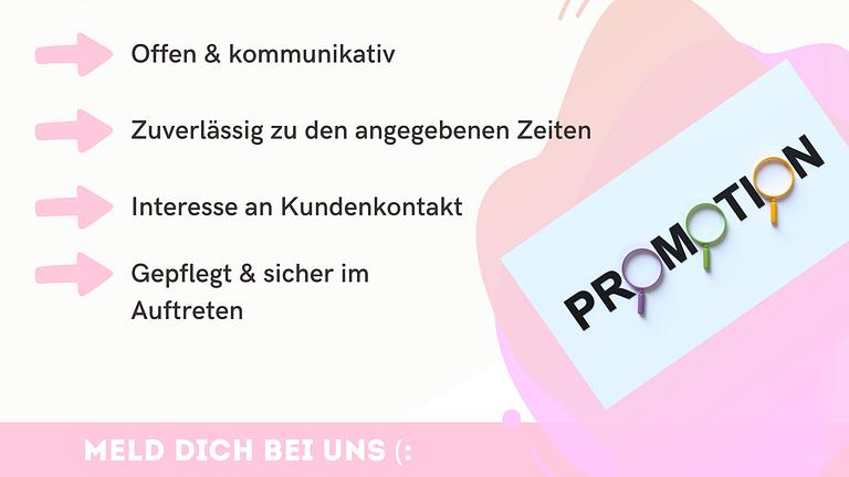 Promotionjob vom 21.-23.05.  und 28.-30.05. im CITTI-PARK Kiel