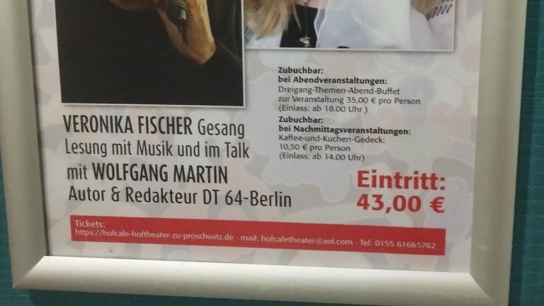 Veronika Fischer in Proschwitz (Meißen)