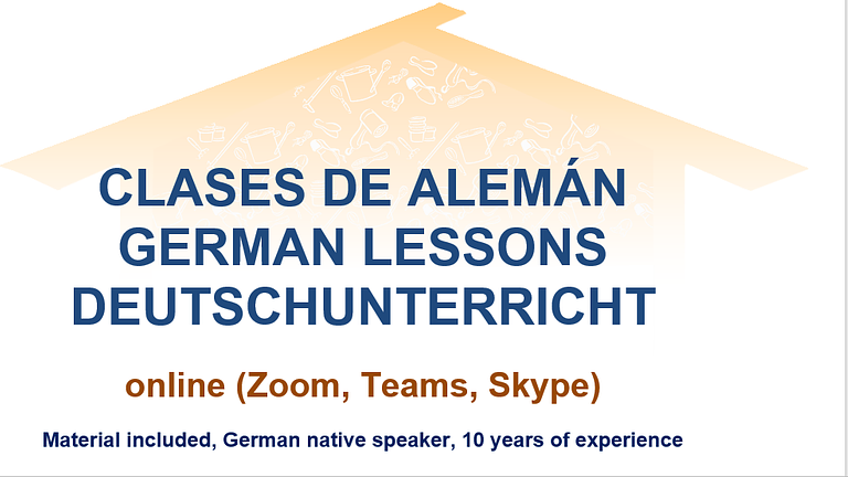 Sprachunterricht für Deutsch (als Fremdsprache), Englisch und Spanisch
