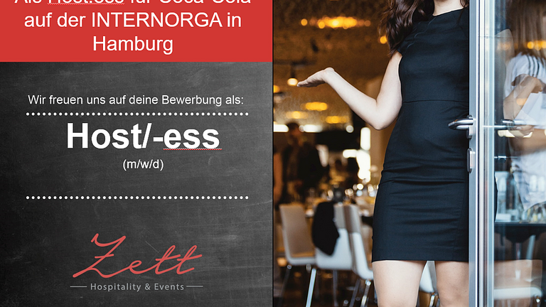 Vorschaubild Wir suchen Dich für Coca-Cola auf der INTERNORGA 10.-14.03.
