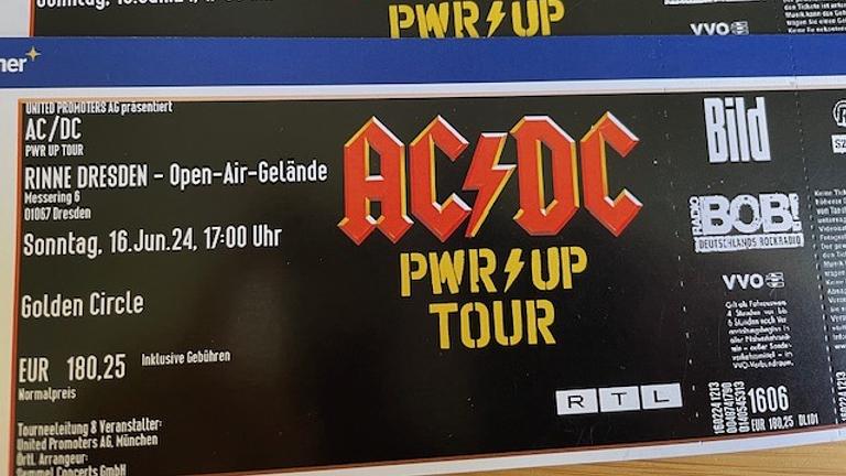 Vorschaubild AC/DC Ticket Golden Circle Dresden