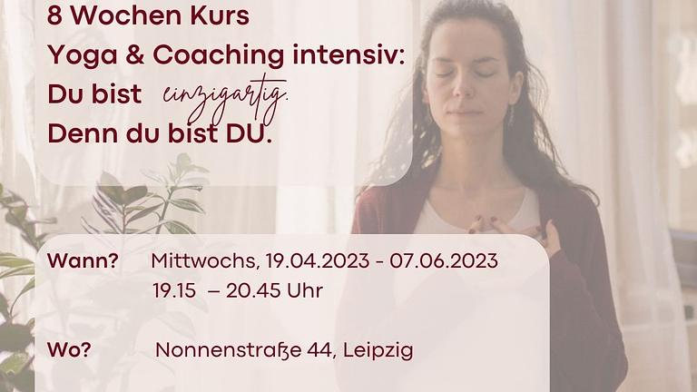 Vorschaubild 8 Wochen Kurs Yoga & Coaching: Du bist einzigartig.