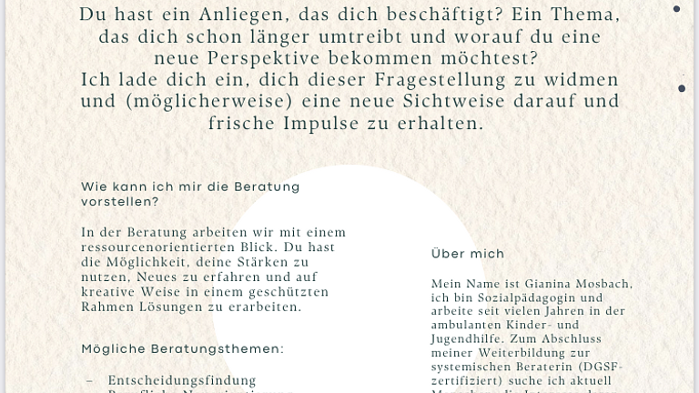 Vorschaubild Systemische Beratung 