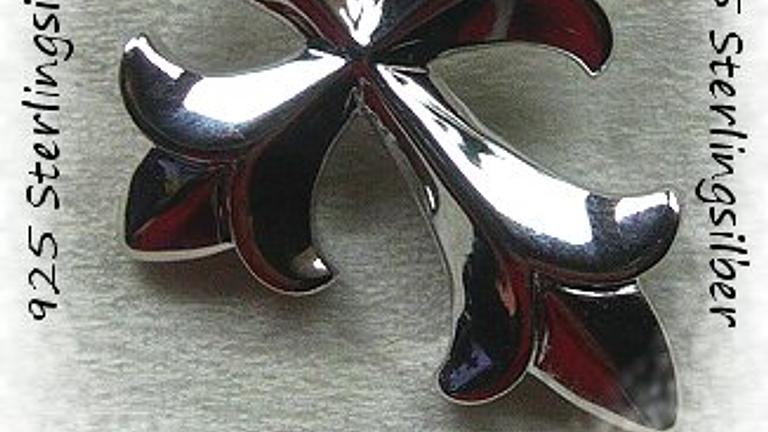Kreuzanhänger, 925 Silber